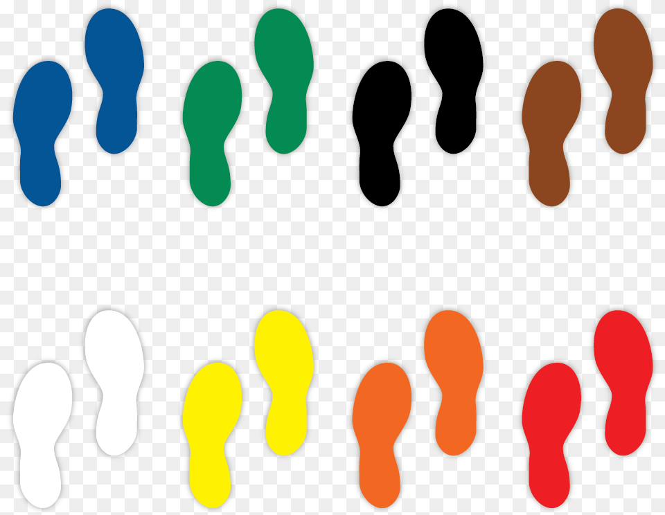 Cyanvis 5slean Marker Colours, Footprint, Light Png