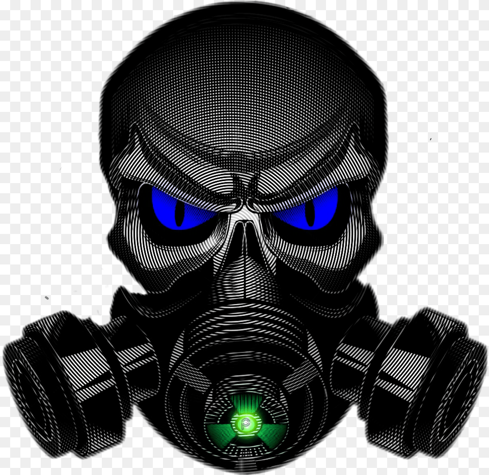 Cyber Cyberskull Skullface Gasmask Picsartpassion De, Adult, Male, Man, Person Png
