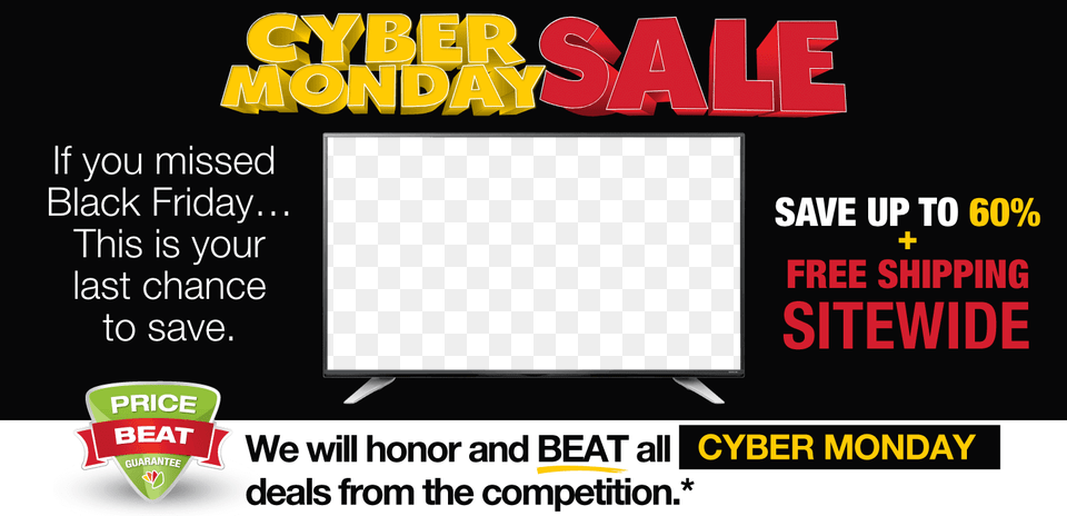 Cyber Monday Leave Us Alone, Computer Hardware, Electronics, Hardware, Monitor Png Image