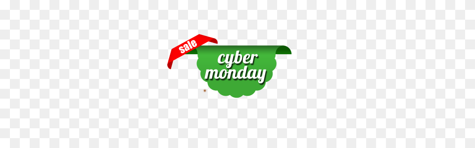 Cyber Monday Ribbon Transparent Background Green, Art, Graphics Free Png Download