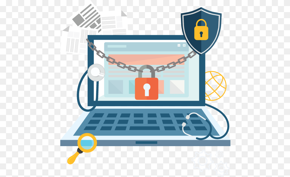 Cyber Security Download Computer Security, Electronics, Laptop, Pc, Bulldozer Free Transparent Png