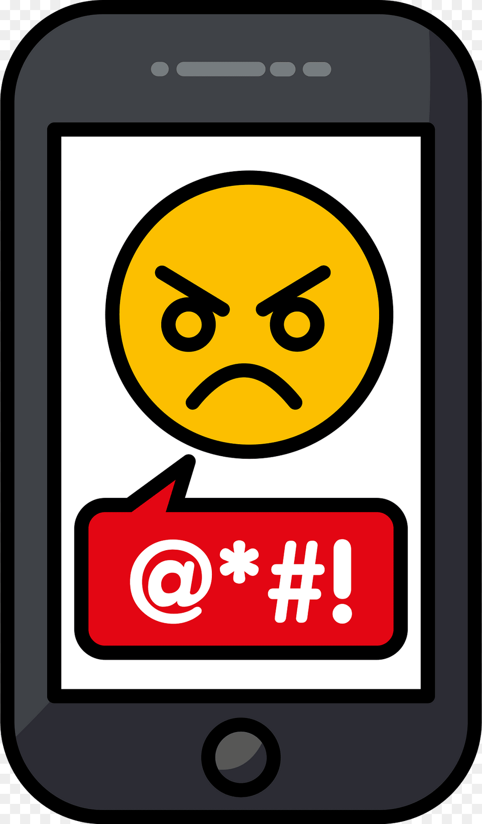 Cyberbullying Clipart, Electronics, Light, Phone, Mobile Phone Png Image