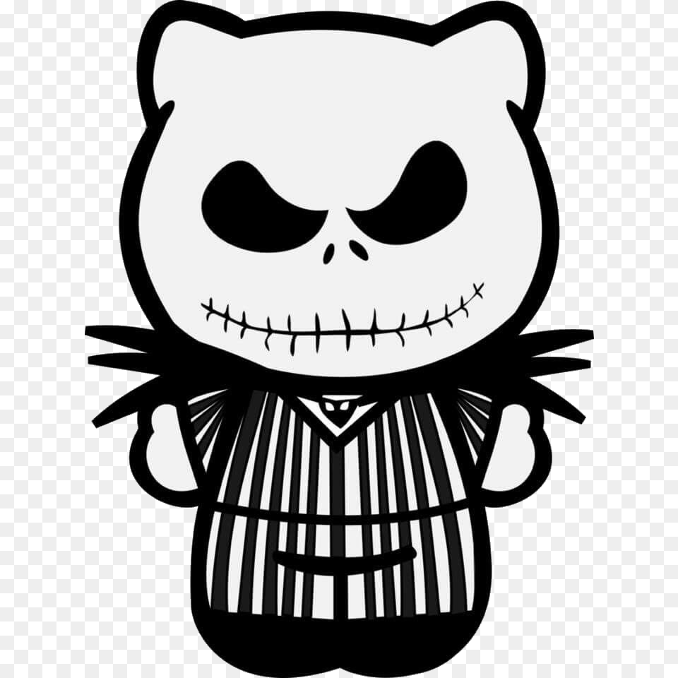 Cybergoth Cyber Goth Grunge Egirl Aesthetic Edgy Hello Kitty Nightmare Before Christmas, Stencil, Baby, Person Free Png Download