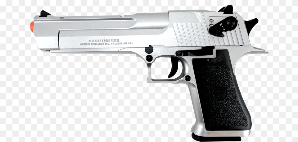 Cybergun Full Metal Desert Eagle Gbb Co2 Pistol Airsoft Gun, Firearm, Handgun, Weapon Png Image
