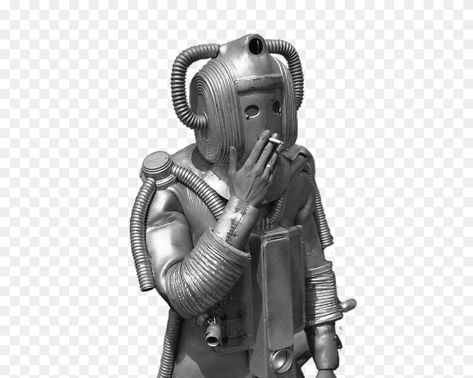 Cyberman Cigar Doctor Who Cyberman Smoking, Robot Png Image