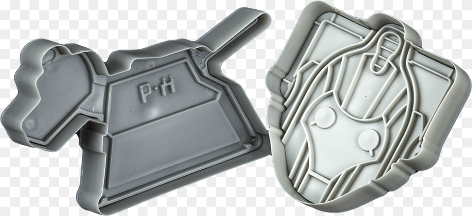 Cyberman Cookie Cutters Download Handgun Holster, Accessories, Silver, Armor Free Transparent Png