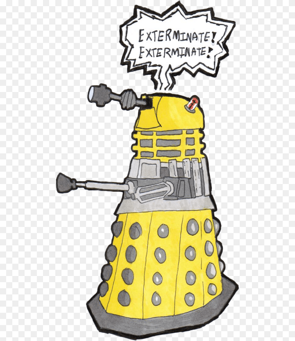 Cyberman Drawing Dalek Clip Art Freeuse Dalek, Book, Comics, Publication, Person Free Png Download