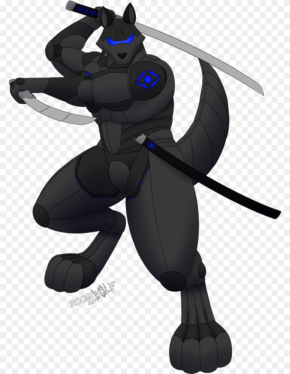 Cybernetic Ninja Wolf Ninja Wolf Free Transparent Png