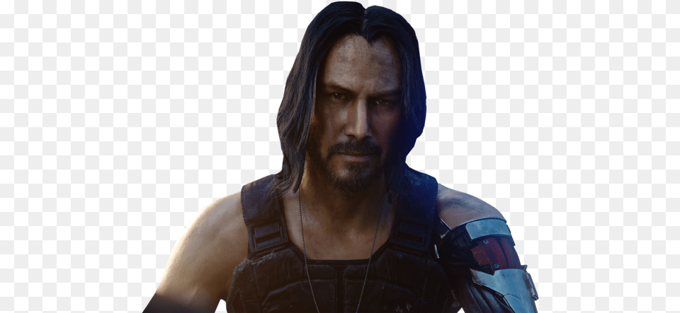 Cyberpunk 2077 Keanu Reeves, Adult, Portrait, Photography, Person Free Png Download