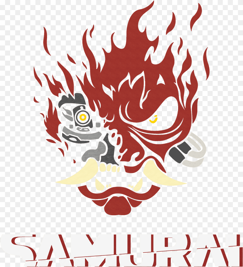 Cyberpunk 2077 Samurai Logo, Electronics, Hardware, Baby, Person Png Image