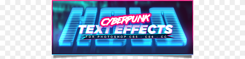 Cyberpunk Photoshop Text Effects Text, Scoreboard, Light Png
