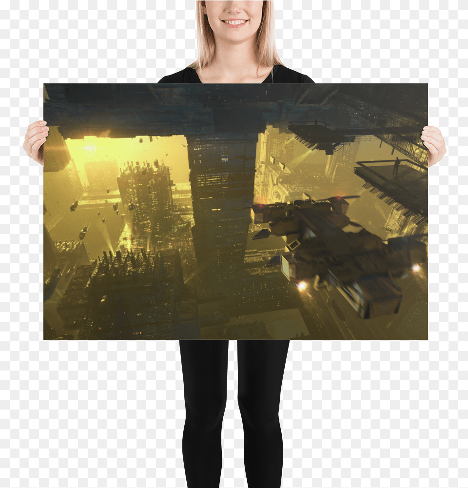 Cyberpunk Station Poster, T-shirt, Art, Clothing, Collage Png