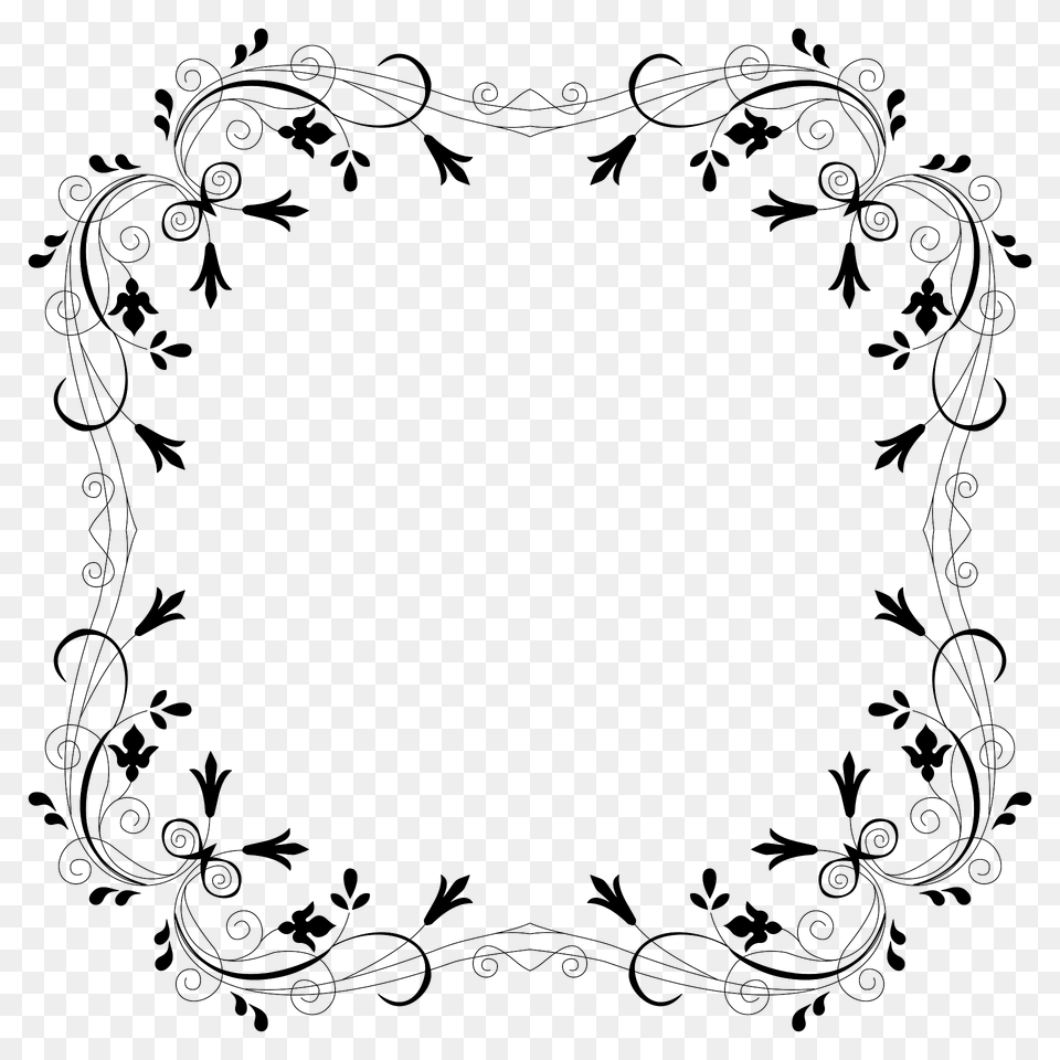 Cyberscooty Floral Border Extended Clipart, Art, Floral Design, Graphics, Pattern Free Transparent Png