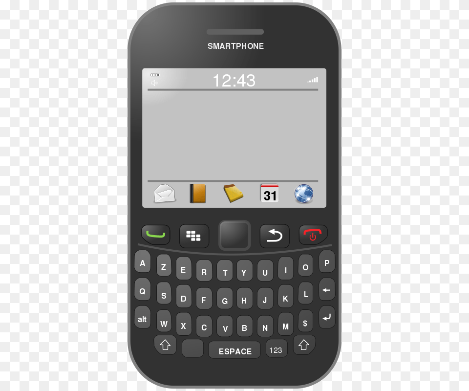 Cyberscooty Smartphone Azerty, Electronics, Mobile Phone, Phone Png Image
