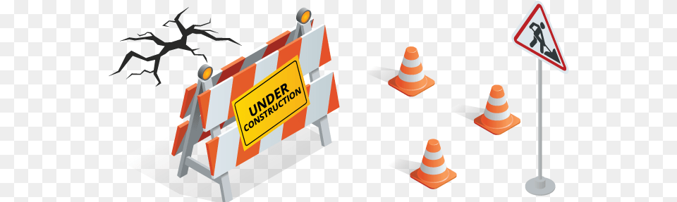 Cybertrol Is Committed To Excellence And Partnering 3d Road Maintenance, Fence, Barricade, Dynamite, Weapon Png Image