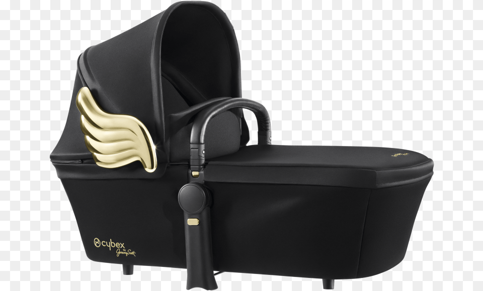 Cybex Jeremy Scott Gold Wings Carry Cot Cybex Priam, Furniture, Chair, Bed Png