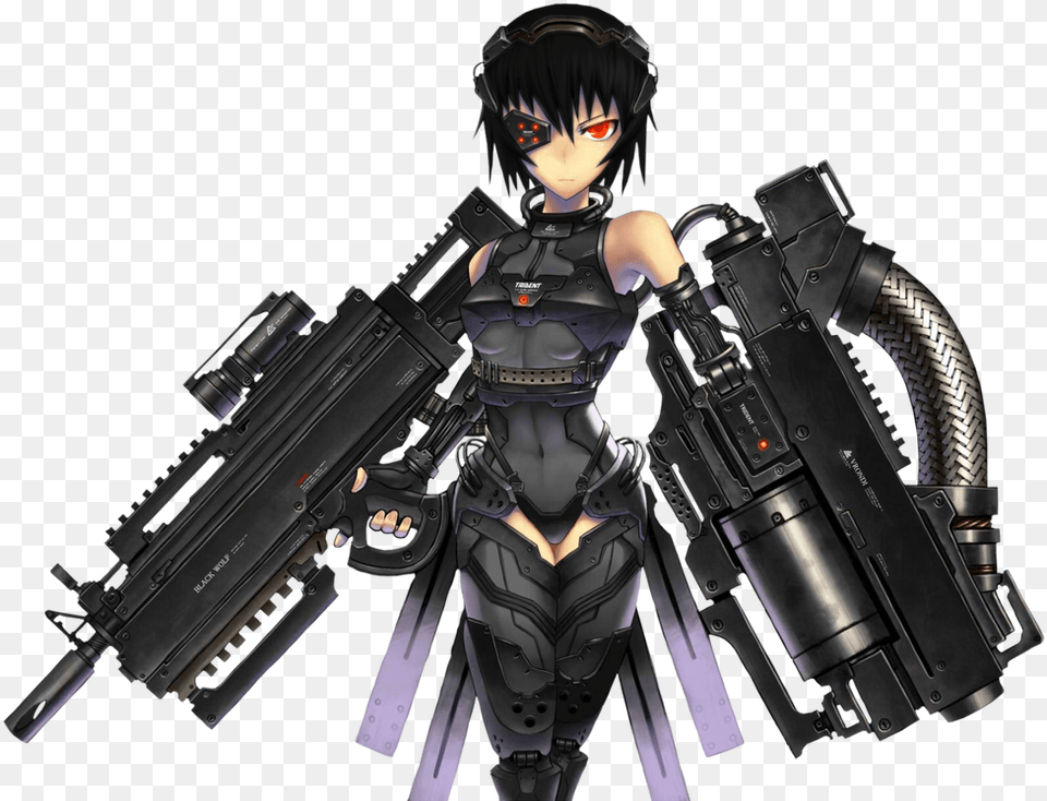 Cyborg, Firearm, Weapon, Gun, Face Png Image