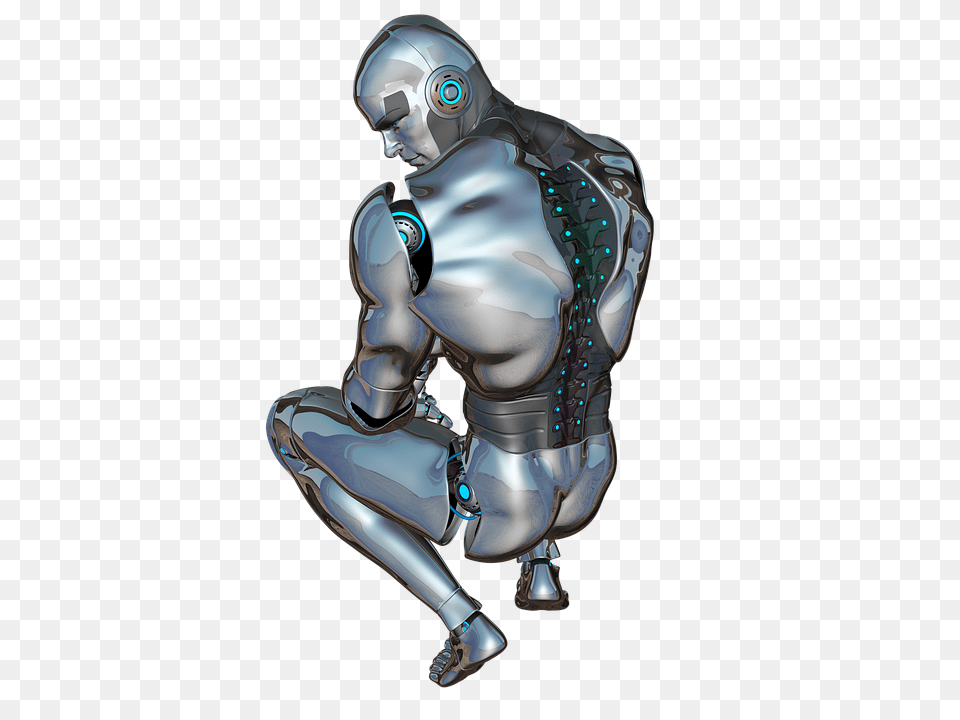 Cyborg, Adult, Male, Man, Person Png Image