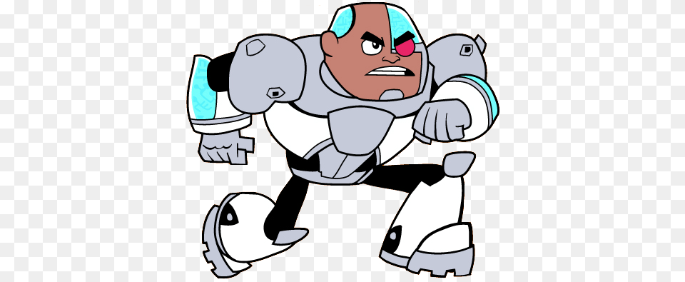 Cyborg Cyborg Teen Titans, Baby, Person, Head, Face Free Png