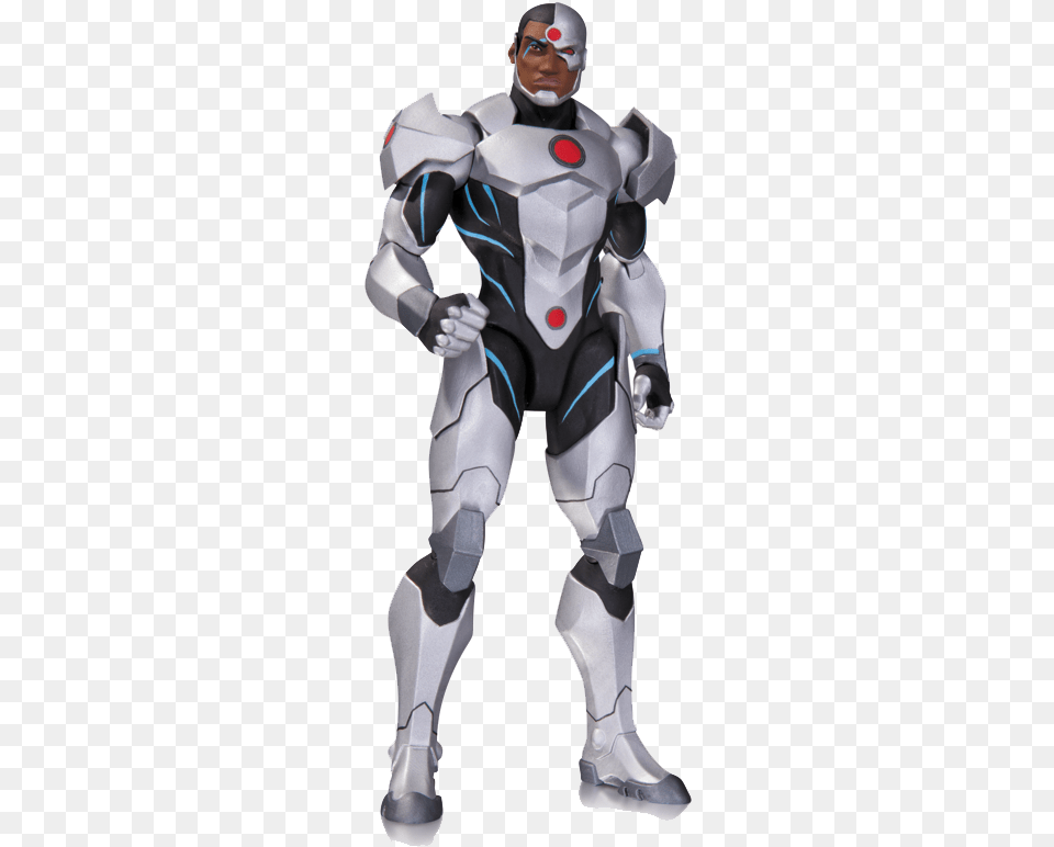 Cyborg Dc Collectibles Justice League War Animated Movie, Adult, Male, Man, Person Png