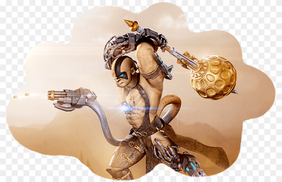 Cyborg Hanuman 3d Model Hanuman Images 3d, Adult, Male, Man, Person Free Png Download