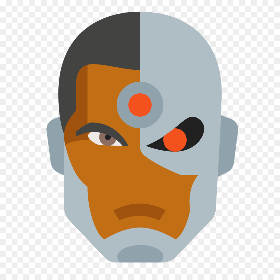 Cyborg Icon, Face, Head, Person, Photography Free Png