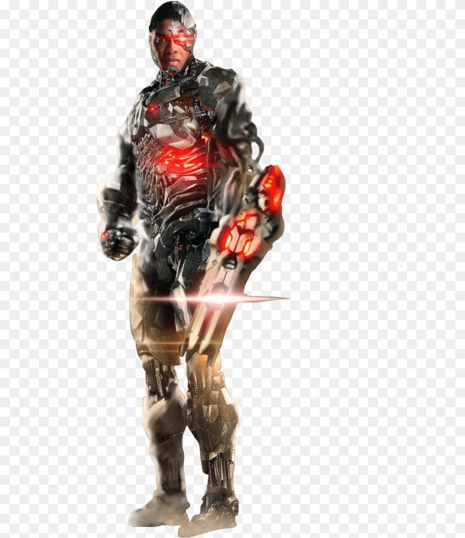 Cyborg Justice League Cyborg Render, Adult, Male, Man, Person Free Png Download