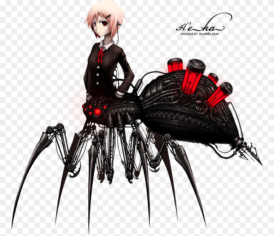 Cyborg Spider Woman Render Anime Spider Girl, Adult, Person, Female, Comics Png