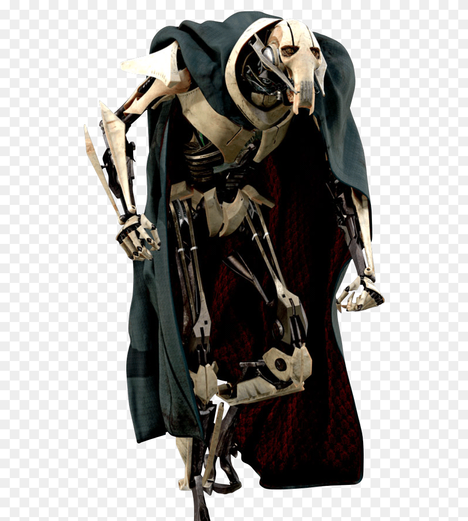 Cyborg Star Wars Grievous, Adult, Female, Person, Woman Png