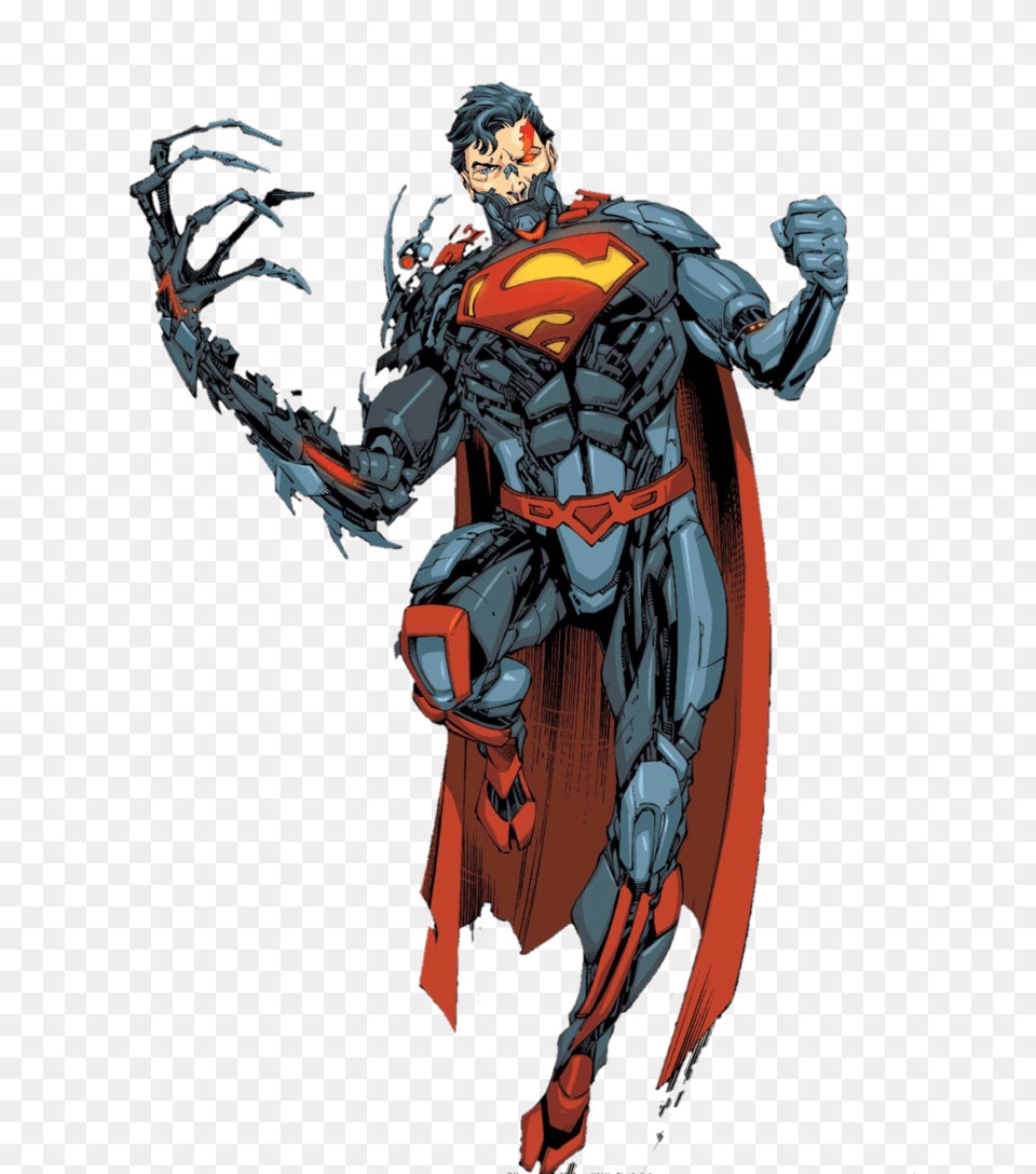 Cyborg Superman, Adult, Male, Man, Person Free Png