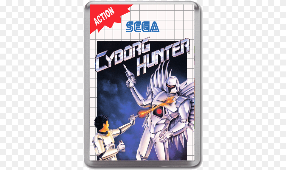 Cyborghunter Eu Sega Master System Game Inspired Fridge Cyborg Hunter Master System, Book, Comics, Publication, Person Free Transparent Png