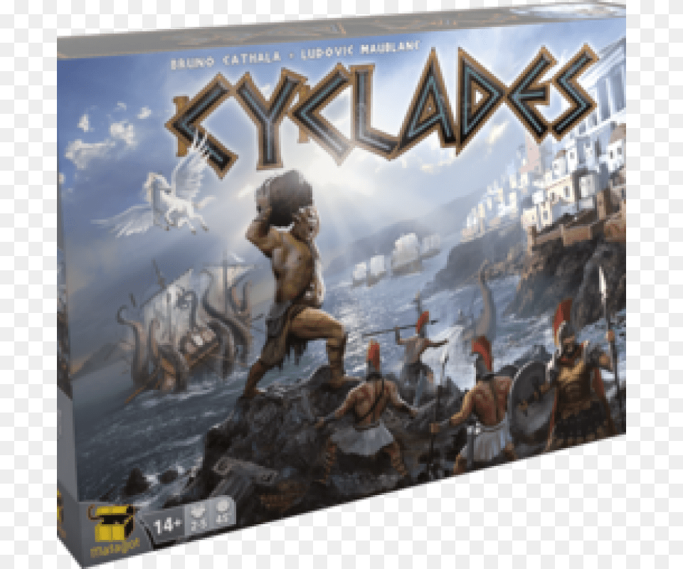 Cyclades Boardgame, Publication, Book, Person, Comics Free Png