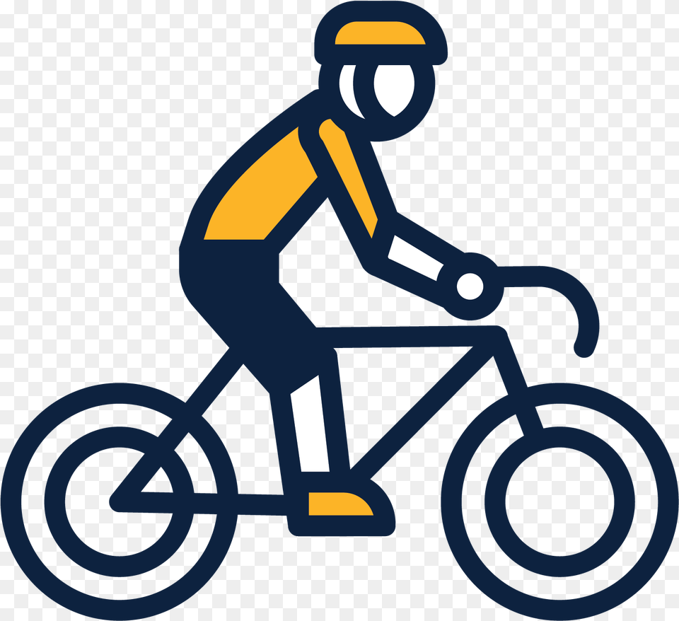 Cycle Clipart Bicycle Sign Clip Art Bike Ride, Transportation, Vehicle, Cycling, Person Free Transparent Png