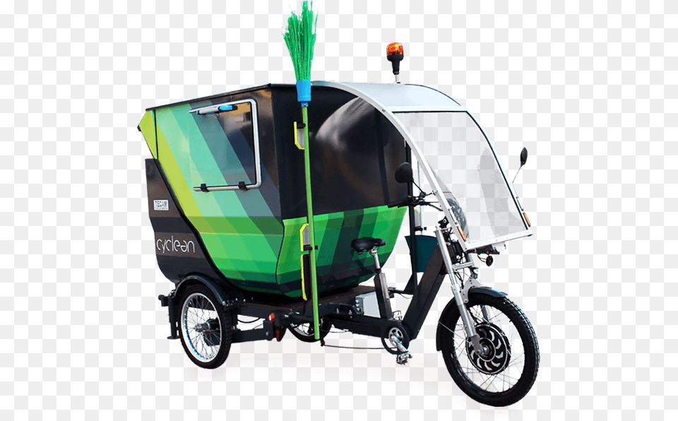 Cyclean Is An Electric Tricycle With Pedal Assist And, Machine, Wheel, Transportation, Vehicle Png Image
