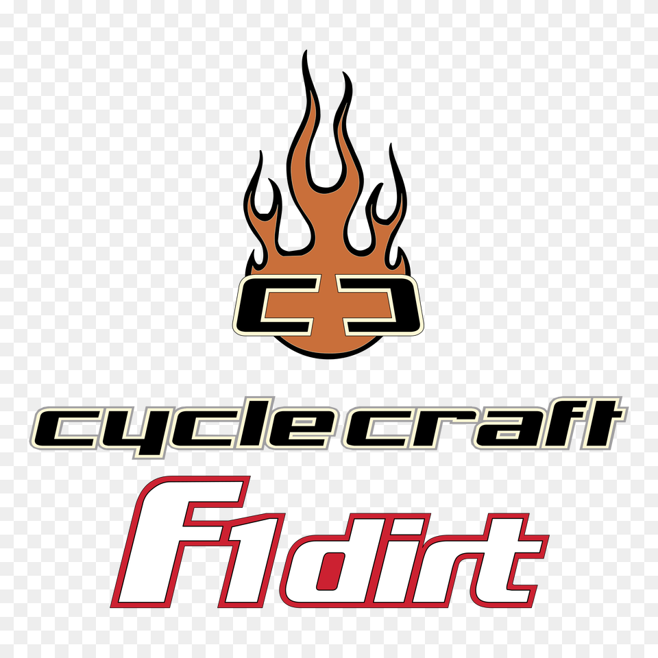 Cyclecraft Dirt Logo Transparent Vector, Fire, Flame Png Image