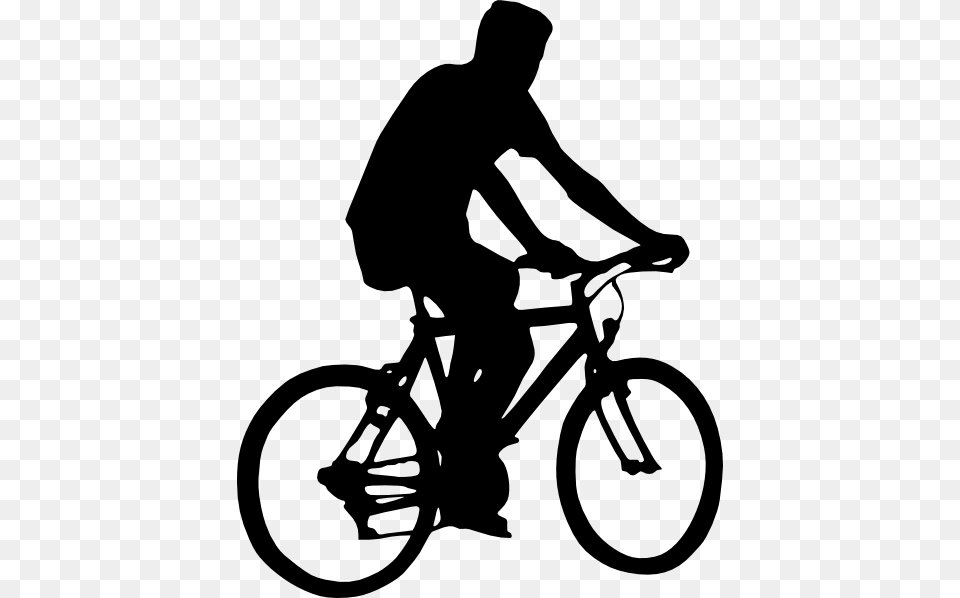 Cycling, Silhouette, Adult, Person, Man Free Png Download