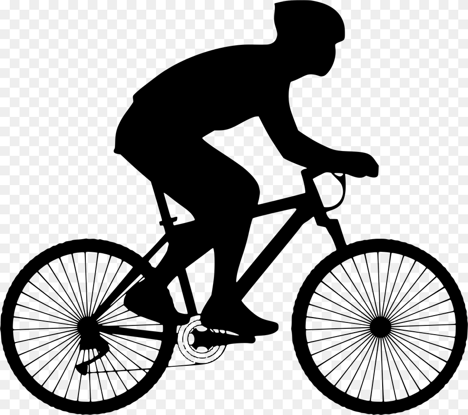 Cycling, Gray Png Image