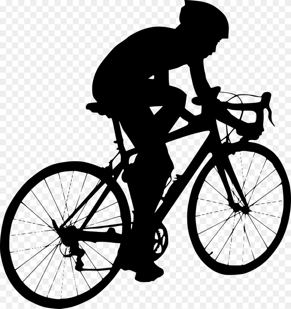 Cycling, Gray Png Image