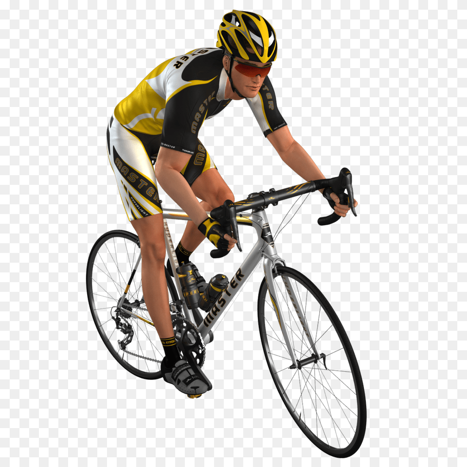 Cycling, Helmet, Vehicle, Person, Transportation Free Png Download