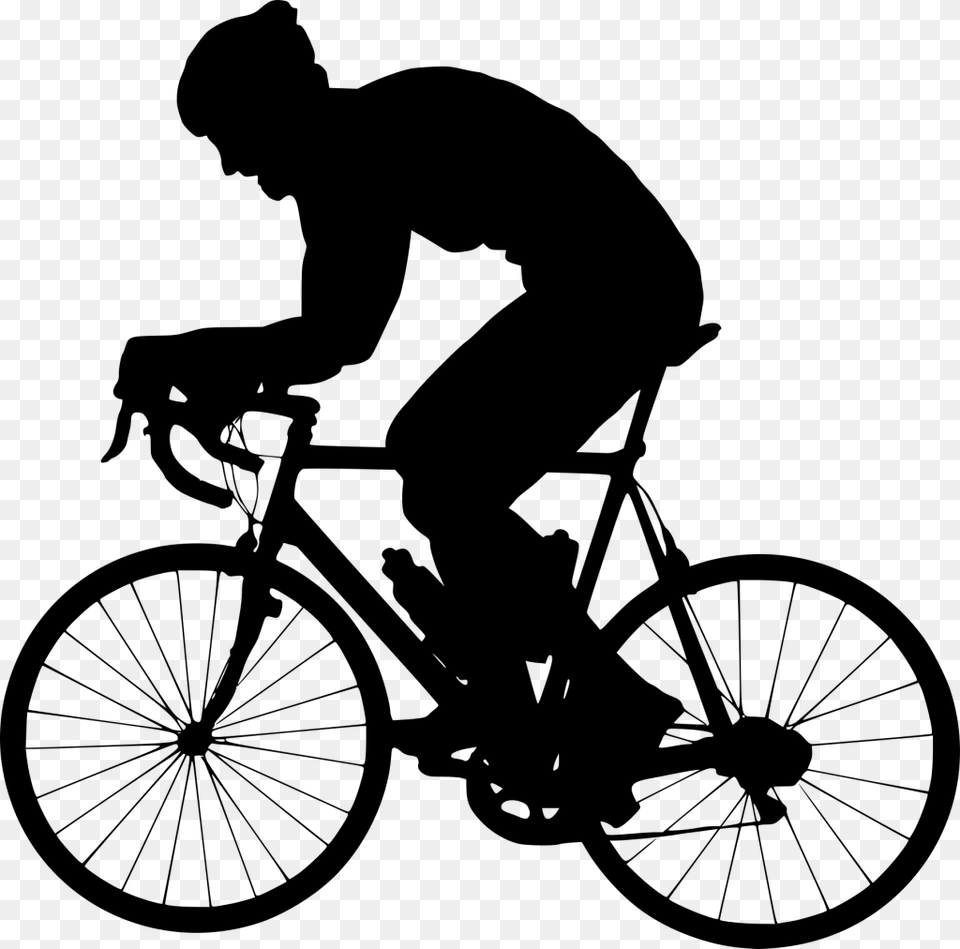 Cycling, Gray Free Png