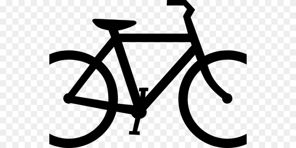 Cycling Clipart, Gray Free Png