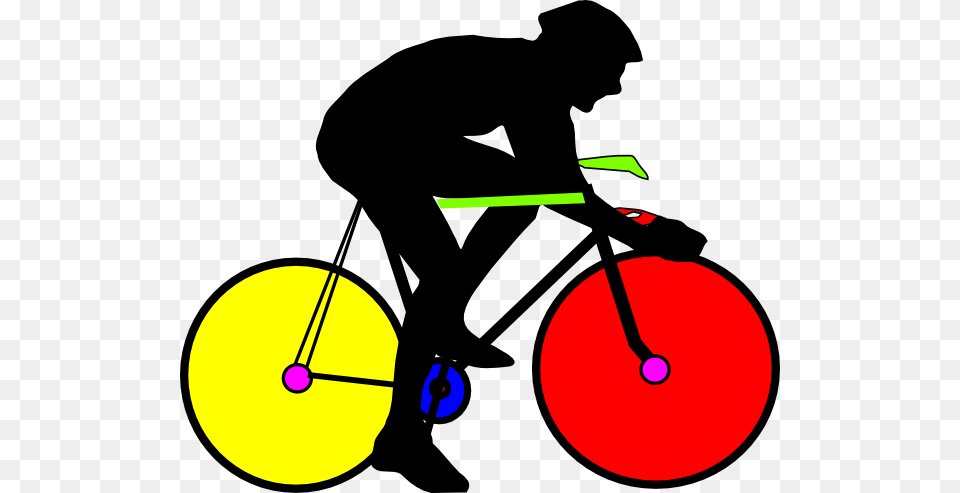 Cycling Clipart Colored, Adult, Male, Man, Person Free Png Download