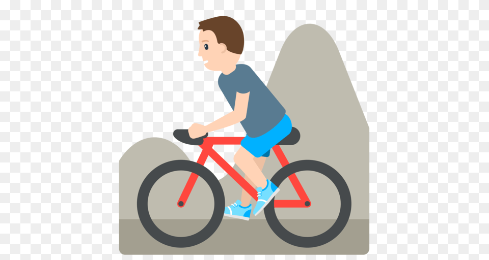 Cycling Clipart Emoji, Person, Vehicle, Transportation, Bicycle Free Png Download