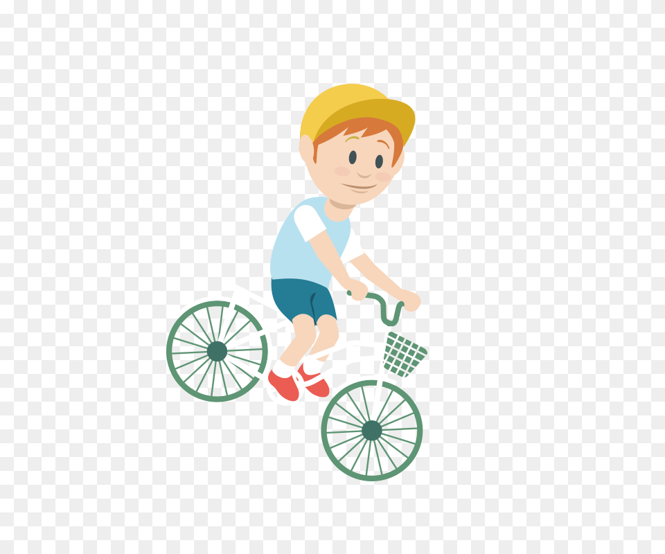 Cycling Clipart Little Boy, Baby, Person, Machine, Wheel Free Png
