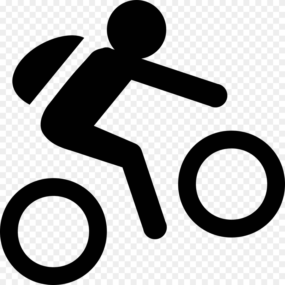Cycling Mountain Bike Icon, Gray Png