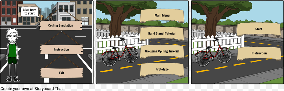 Cycling Simulation Using Virtual Reality Tree, Road, City, Urban, Neighborhood Png Image