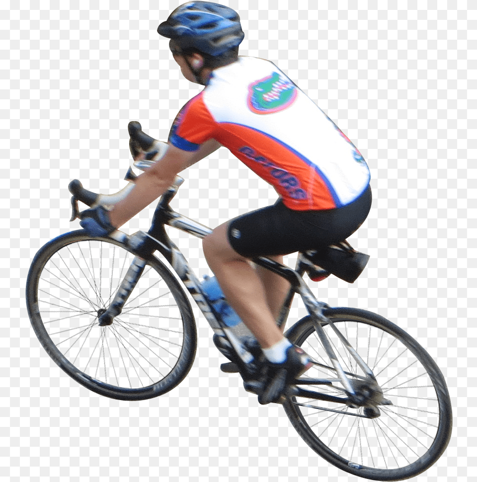 Cycling Transparent Bicycle Aerial View, Wheel, Vehicle, Transportation, Machine Png