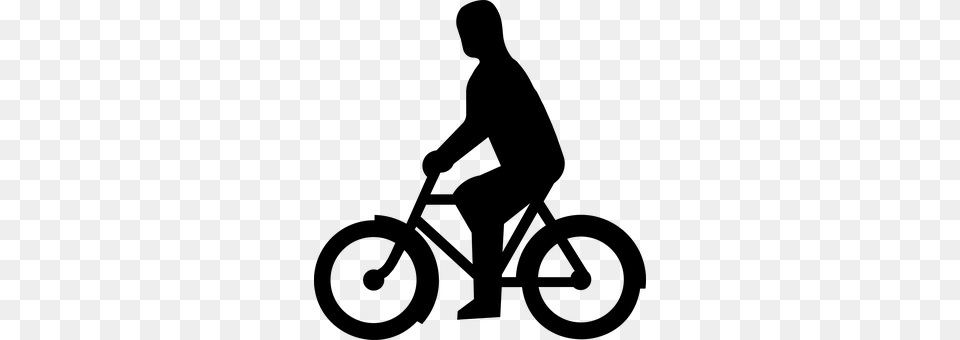 Cyclist Gray Free Png Download