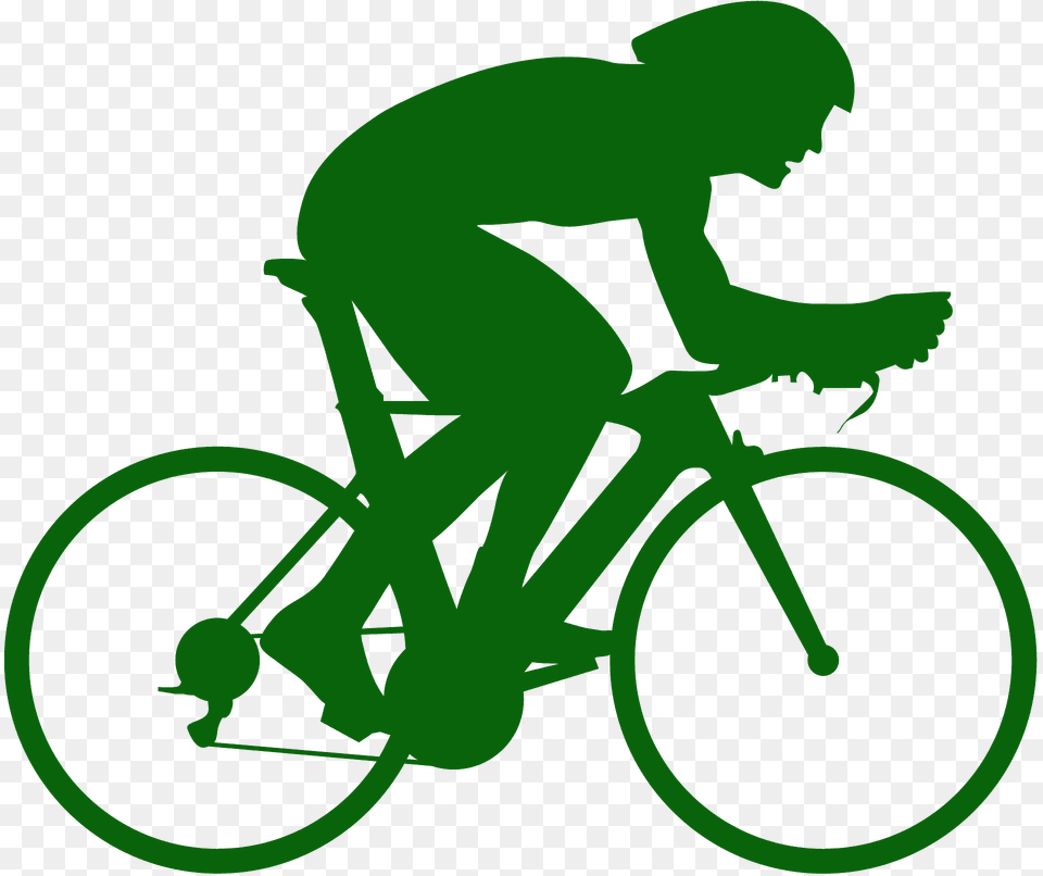 Cyclist Silhouette, Bicycle, Vehicle, Transportation, Sport Free Png Download
