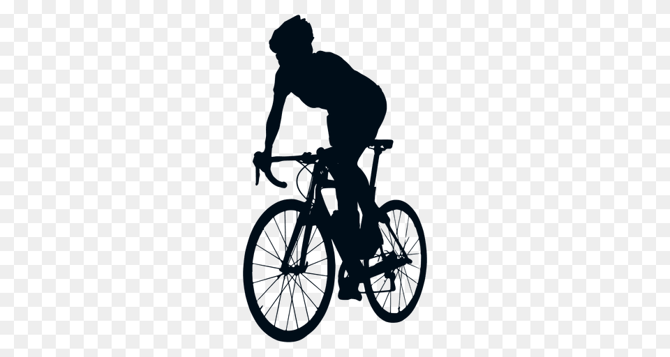 Cyclist Spriting Silhouette, Wheel, Machine, Bicycle, Vehicle Png